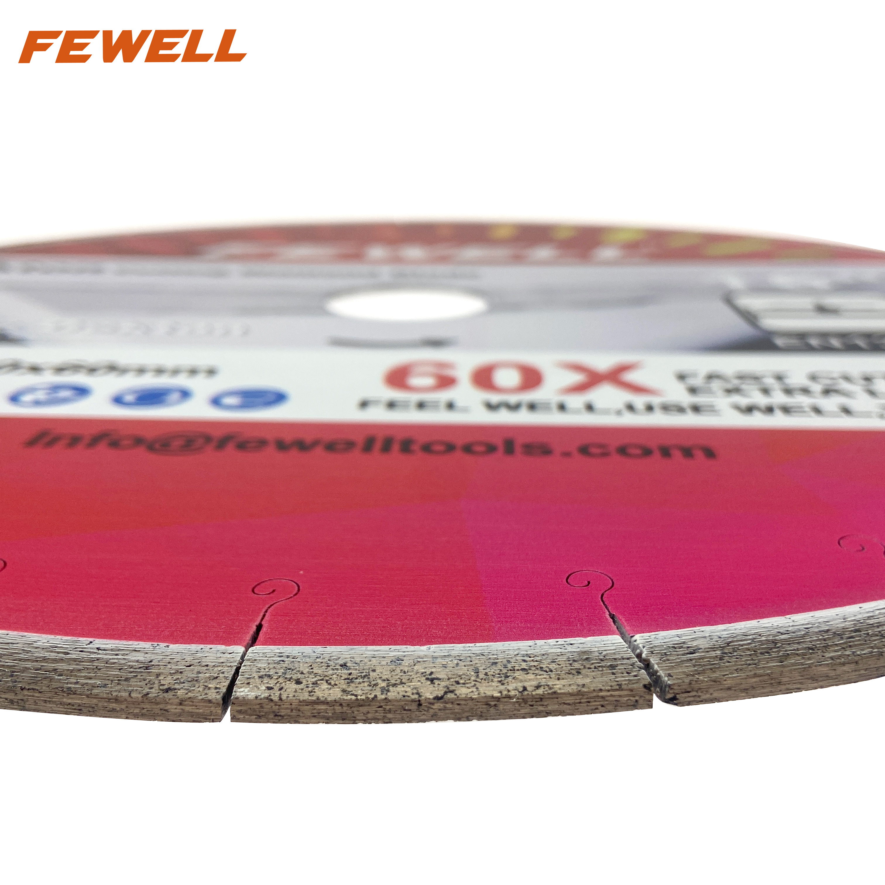 Премиум Серебряный паяный 14-дюймовый 350 * 10 * 60 мм сегментированный алмазный пильный диск с J-образным пазом для резки Турция Seramic Dekton