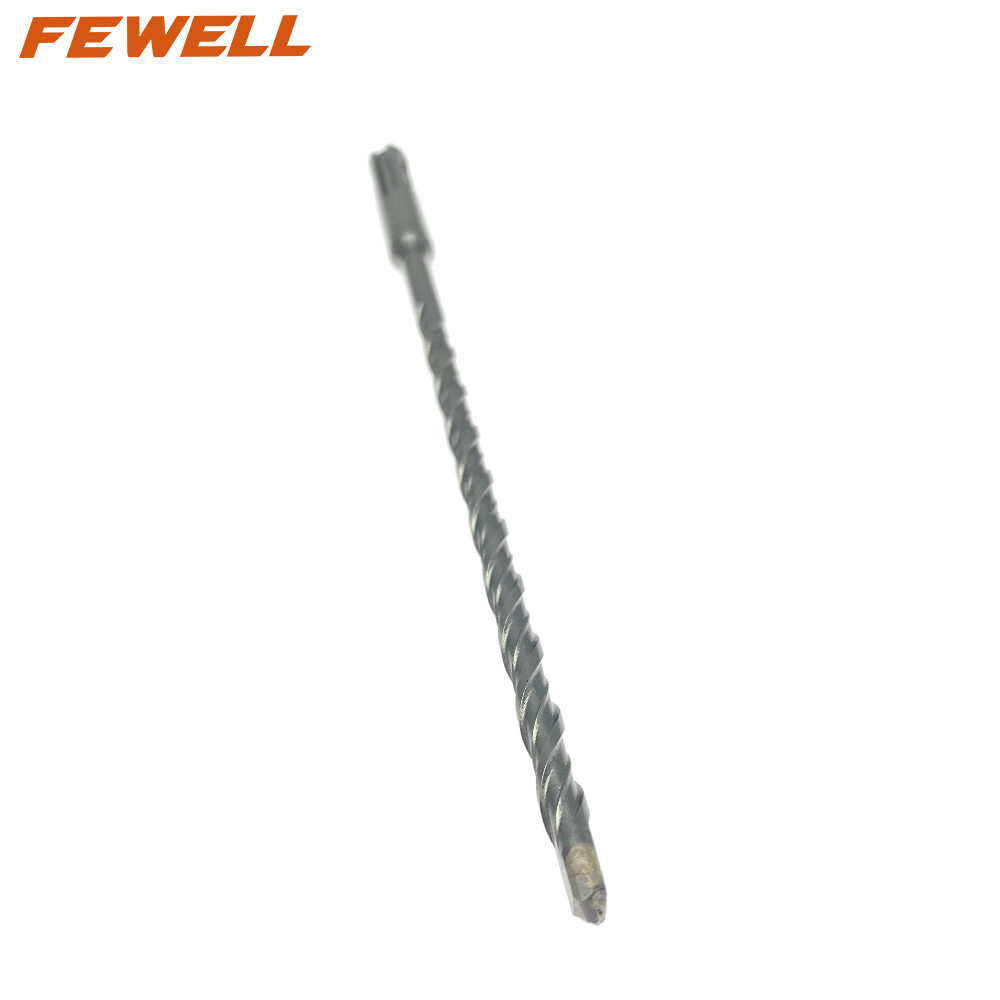 SDS Plus Carbide Single Flat Tip 6*210 мм Двойная флейта Электрический молоток Сверло для бетонной стены Кирпичная кладка Гранит