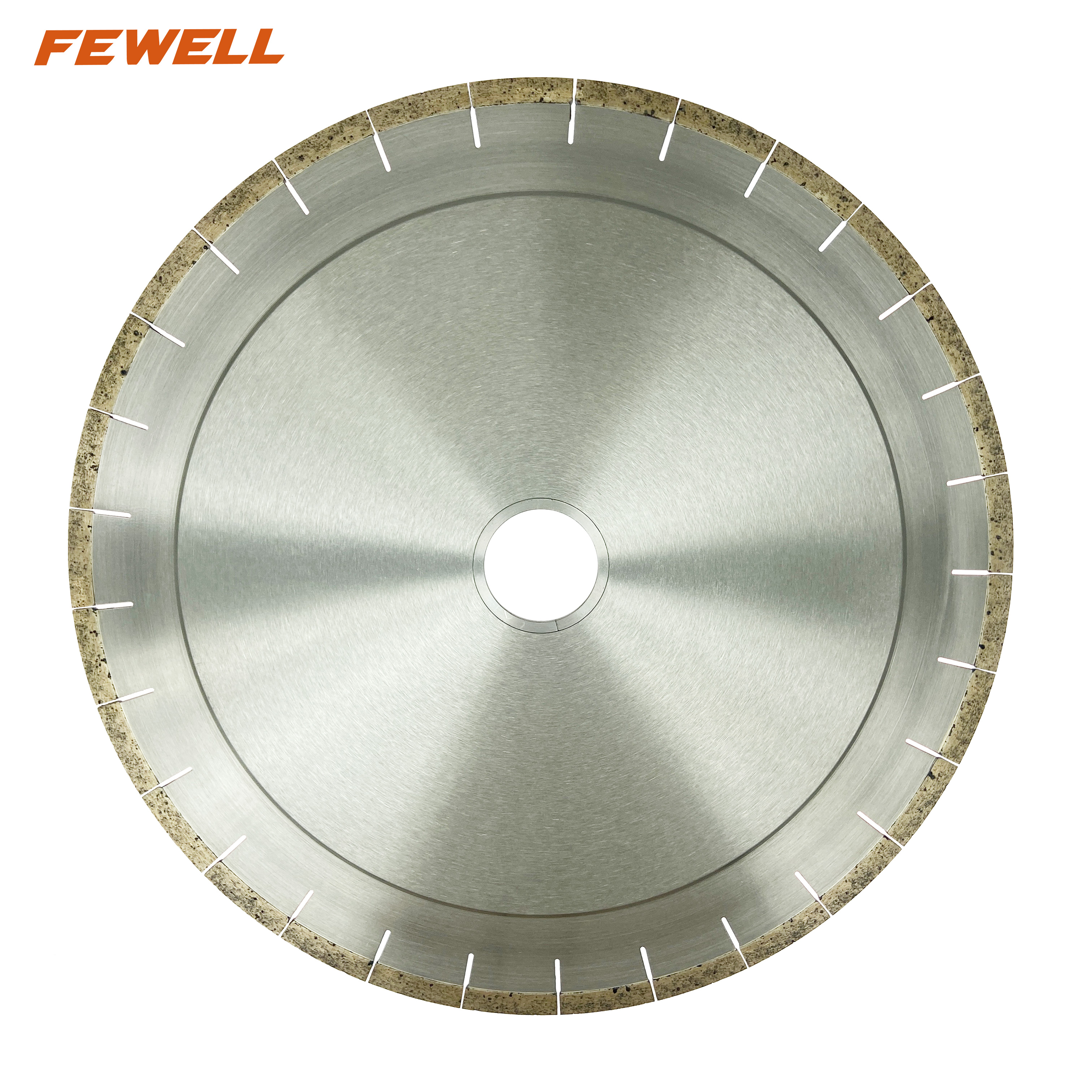 Премиум Серебряный паяный 16-дюймовый 400 * 10 * 60 мм сегментированный алмазный пильный диск для наклонных градусов резки Turkey Seramic Dekton
