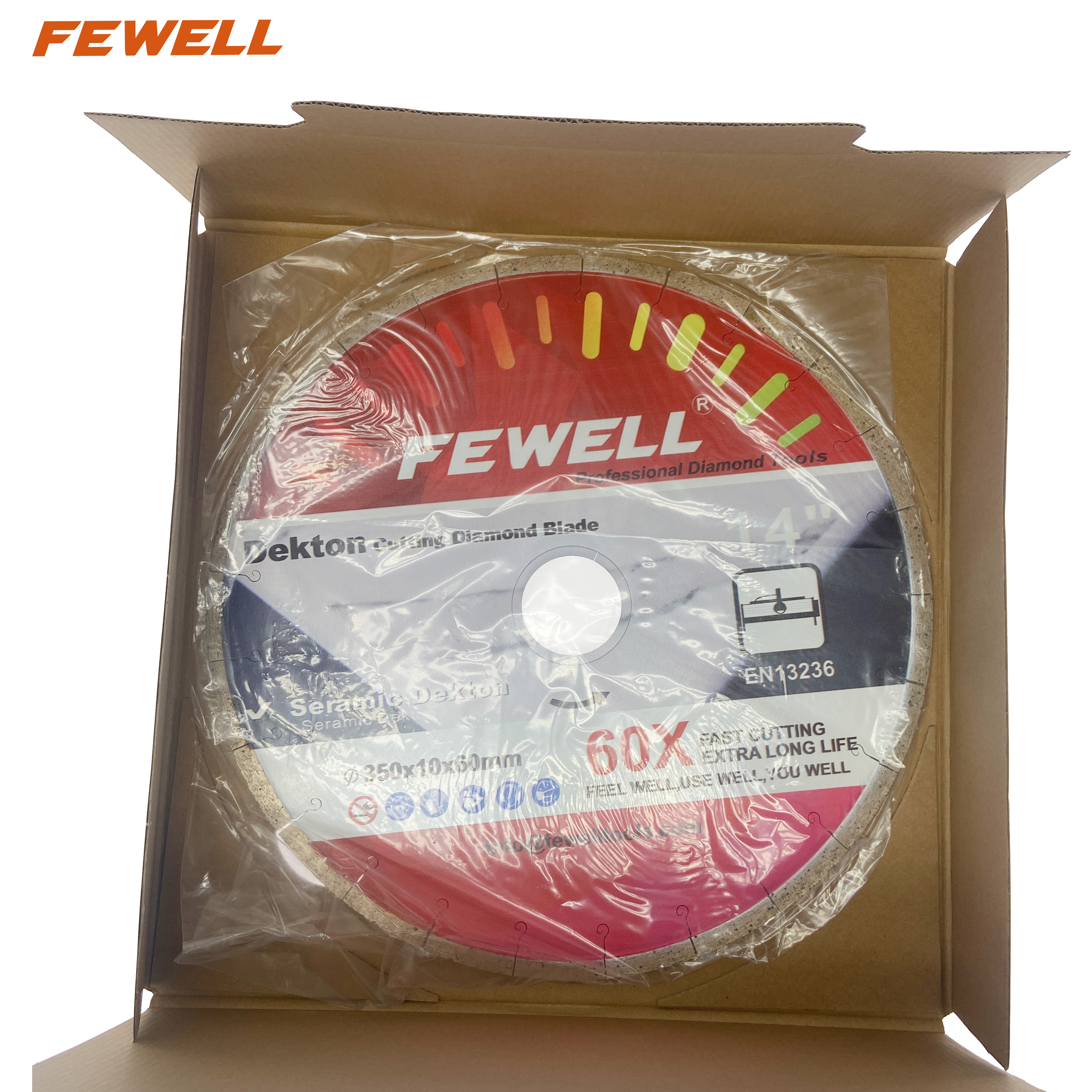 Премиум Серебряный паяный 14-дюймовый 350 * 10 * 60 мм сегментированный алмазный пильный диск с J-образным пазом для резки Турция Seramic Dekton