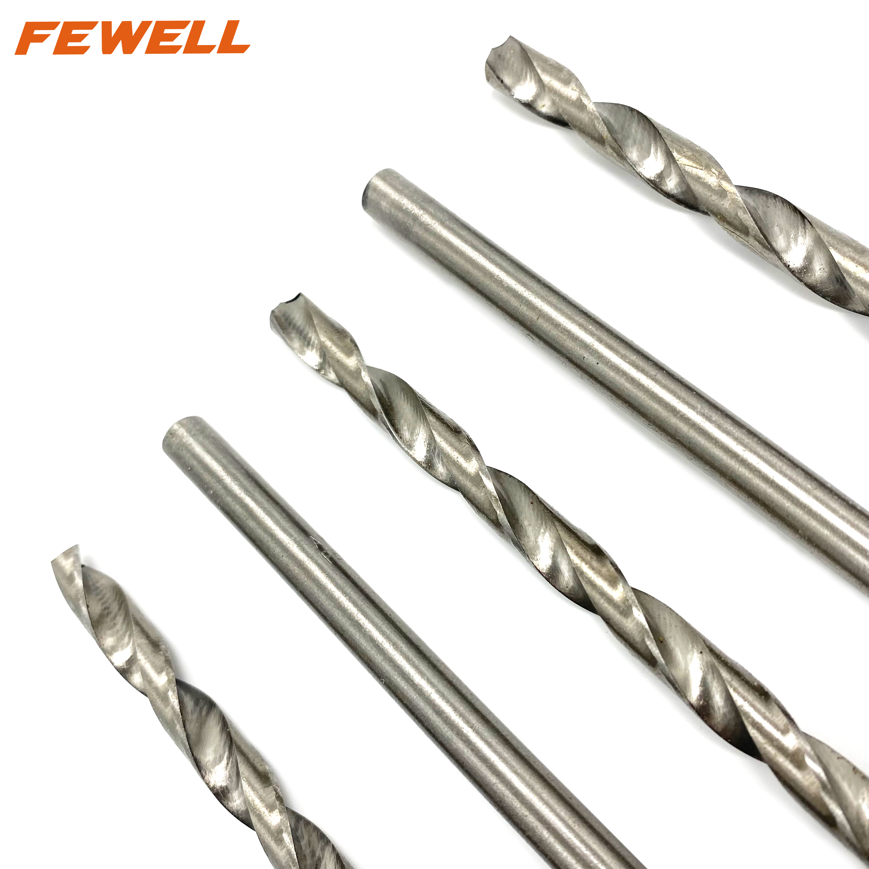 4241 Спиральные сверла из быстрорежущей стали с прямым хвостовиком 8x300 мм для сверления Металл, нержавеющая сталь, алюминий