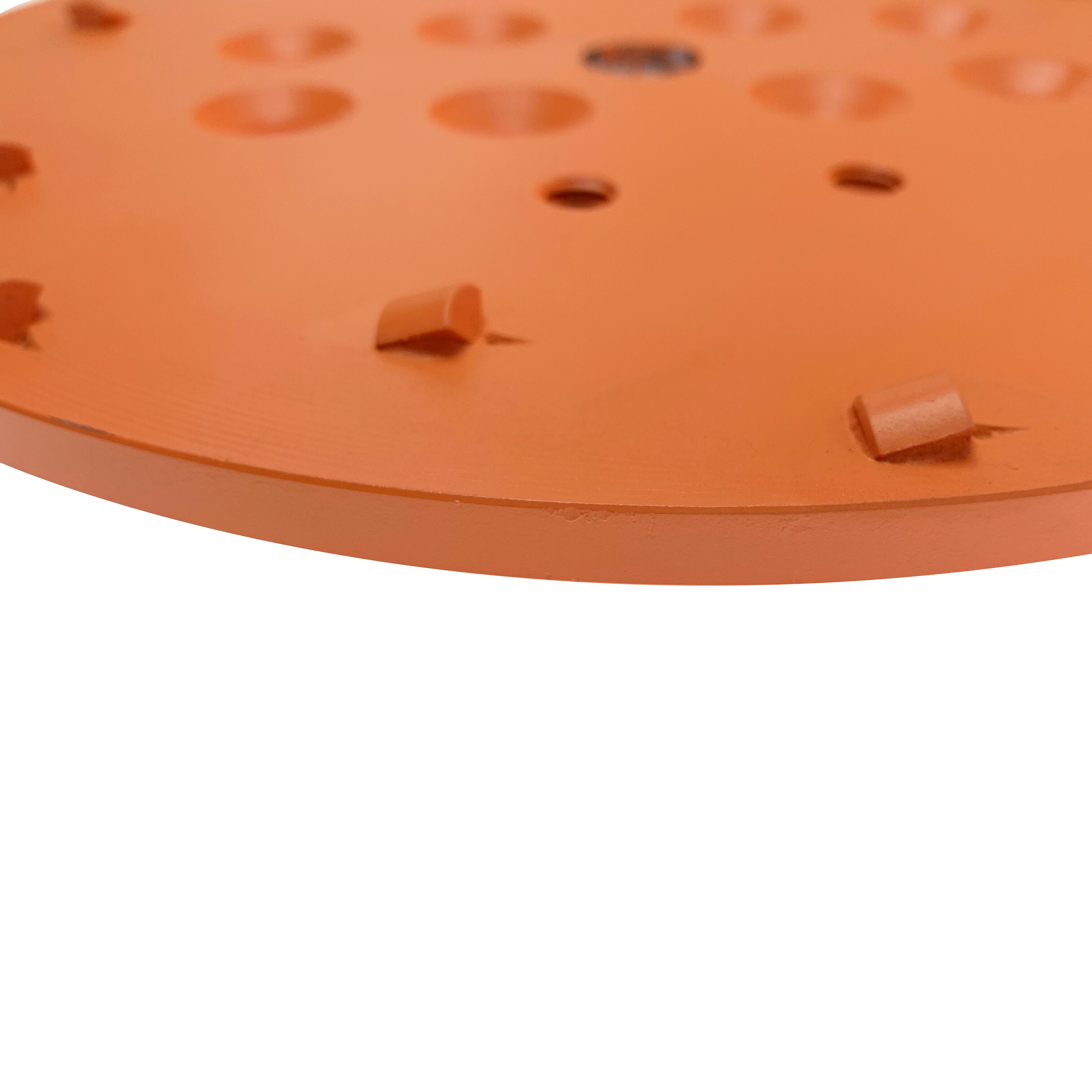 Паяный серебряный диск премиум-класса 10 дюймов, 250 мм, оранжевый алмазный шлифовальный диск для пола PCD