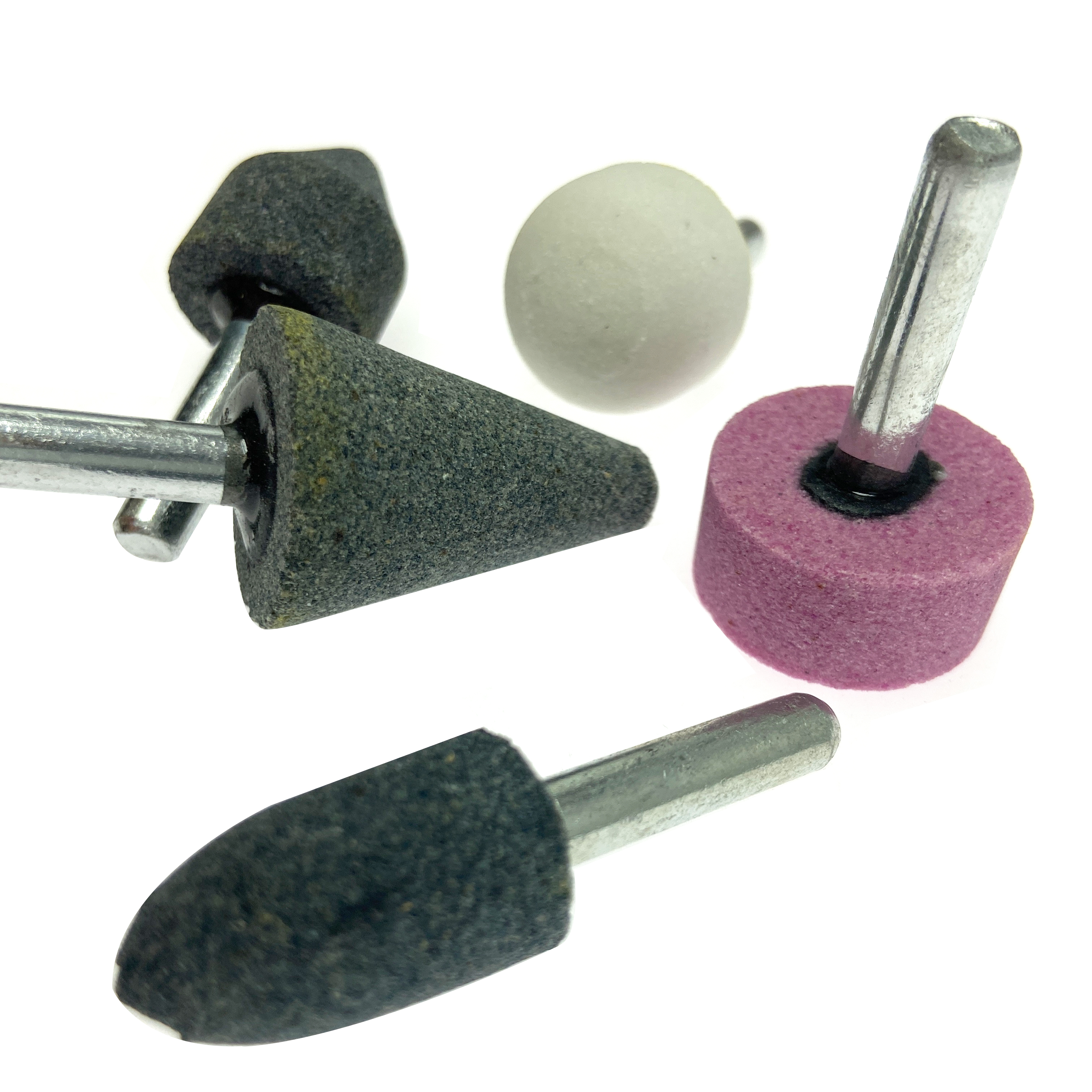5 шт. 1/4 "хвостовик абразивный вращающийся инструмент шлифовальная головка установленный набор камней для шлифования металла из нержавеющей стали