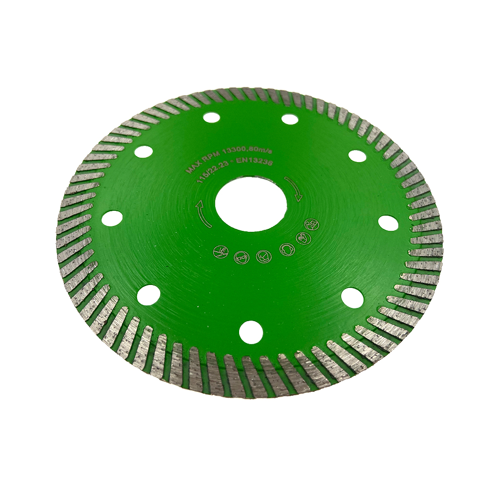115 * 1,2 * 10 * 22,23 мм горячий пресс турбо алмазный пильный диск для сухой резки твердой керамической плитки