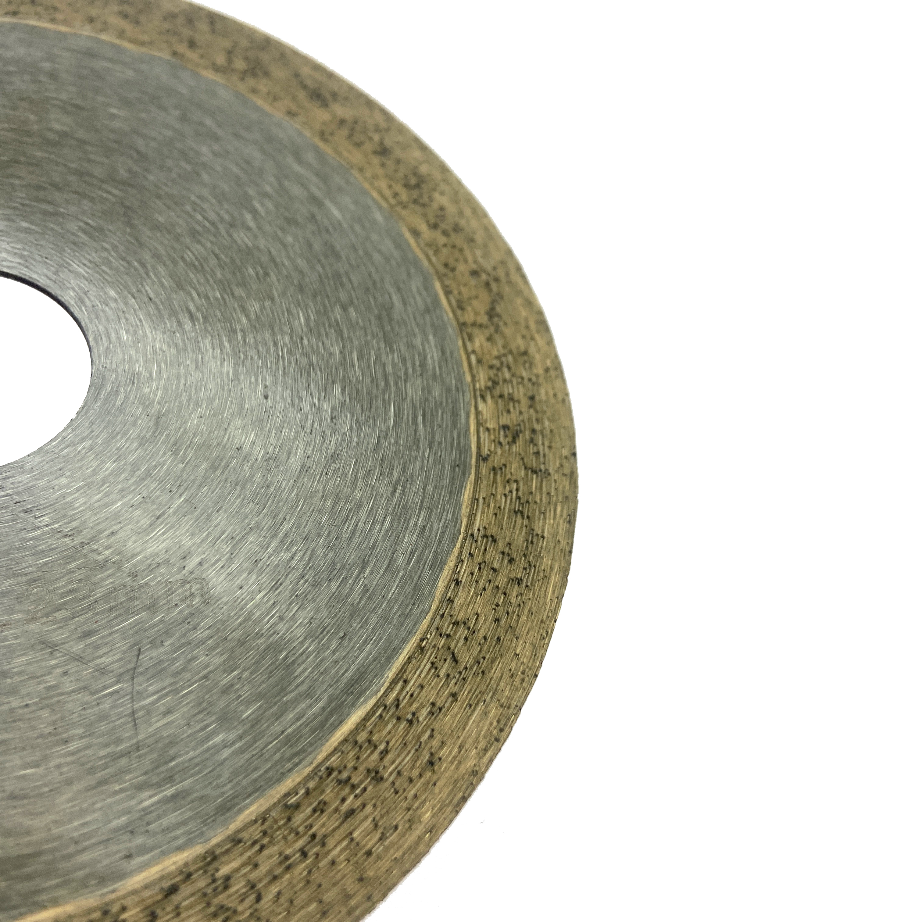 Горячепрессованный 4,5-дюймовый алмазный пильный диск со сплошным ободом 115*10*22,23 мм для влажной резки керамики, плитки, фарфора