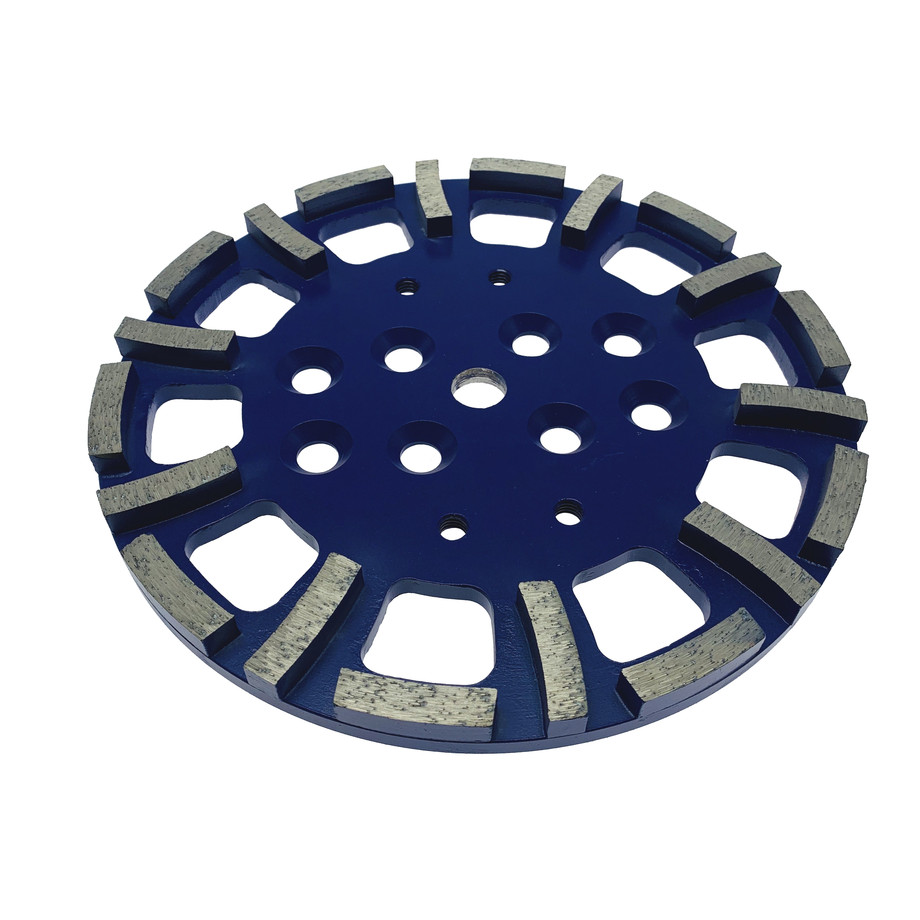 Высококачественный серебряный напай 10 дюймов заточка 250 мм шлифовальный круг с синим алмазом для мягкого бетона
