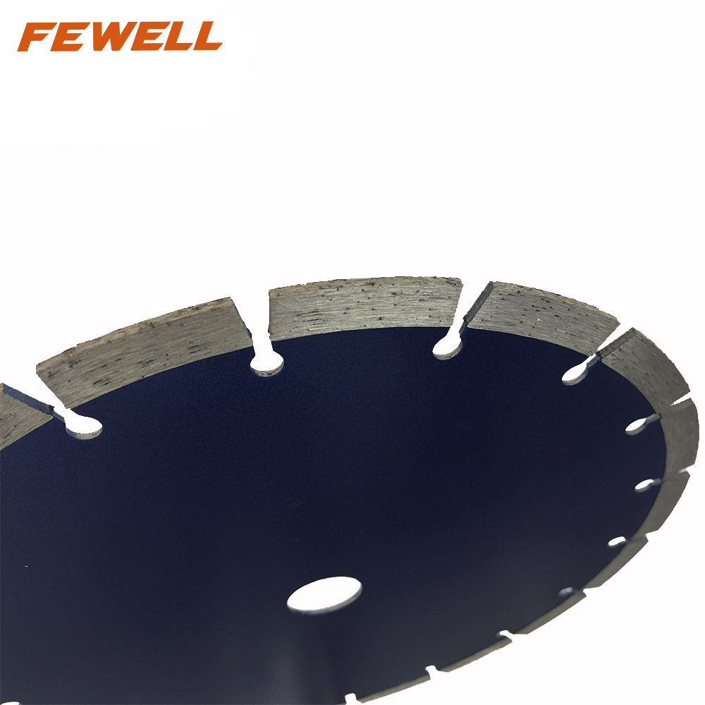9-дюймовый 230 * 10 * 22,23 мм холодный пресс Сегментированный алмазный пильный диск для сухой резки бетона