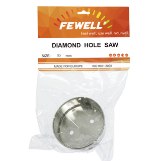 Гальванические сверла с алмазным покрытием стеклянная кольцевая пила 85 мм для мраморной гранитной плитки
