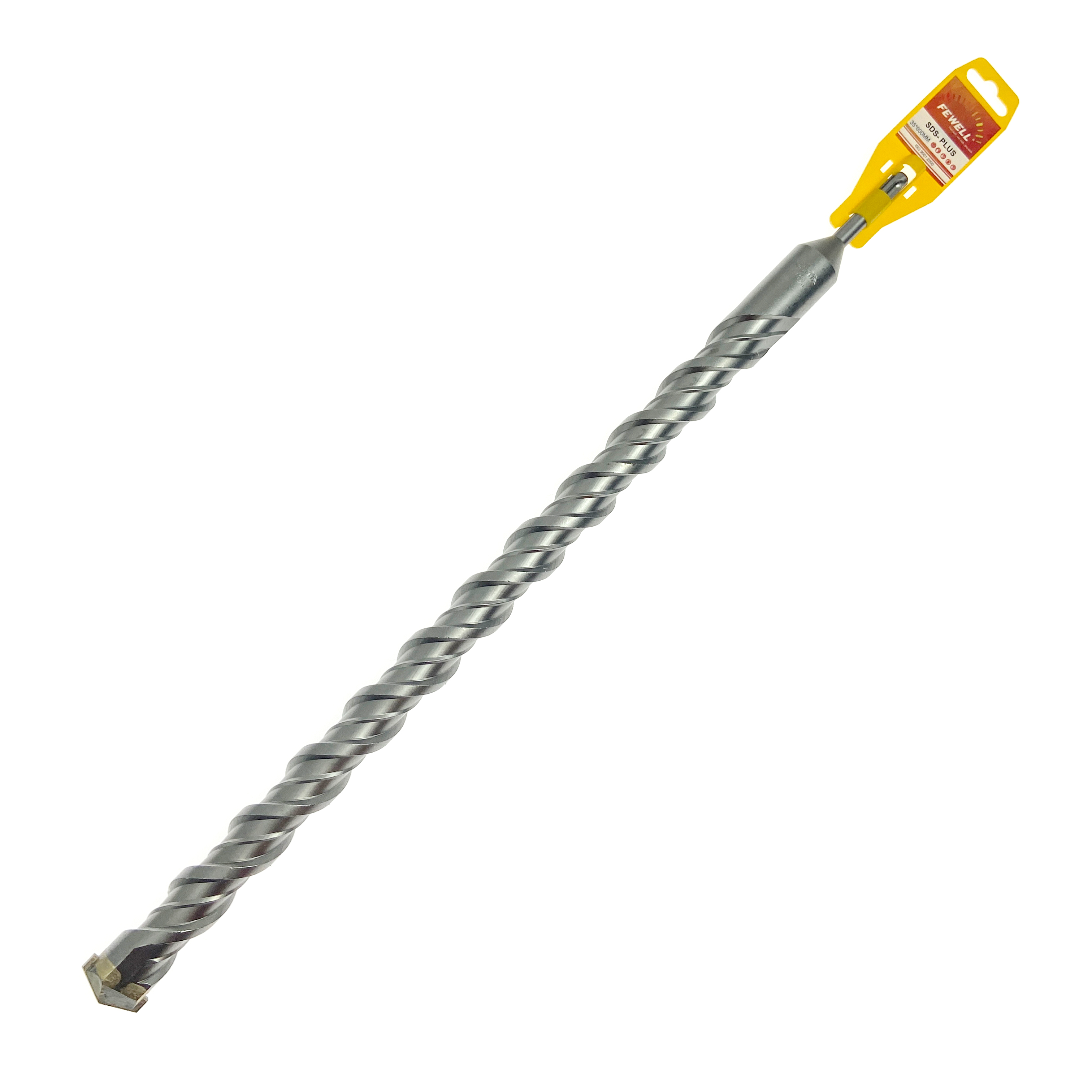 SDS Plus Carbide Single Flat Tip 35 * 600 Double Flute Electric Hammer Drill Bit для бетонной стены Кирпичная кладка Твердый камень Гранит