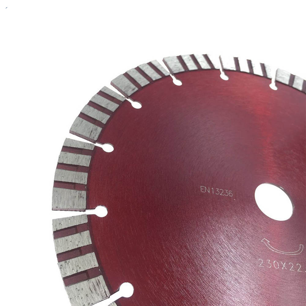 230 * 3,2 * 15 * 16T * 22,23 мм холодный пресс 9-дюймовый спеченный алмазный сегментированный турбо-алмазный диск для резки бетона