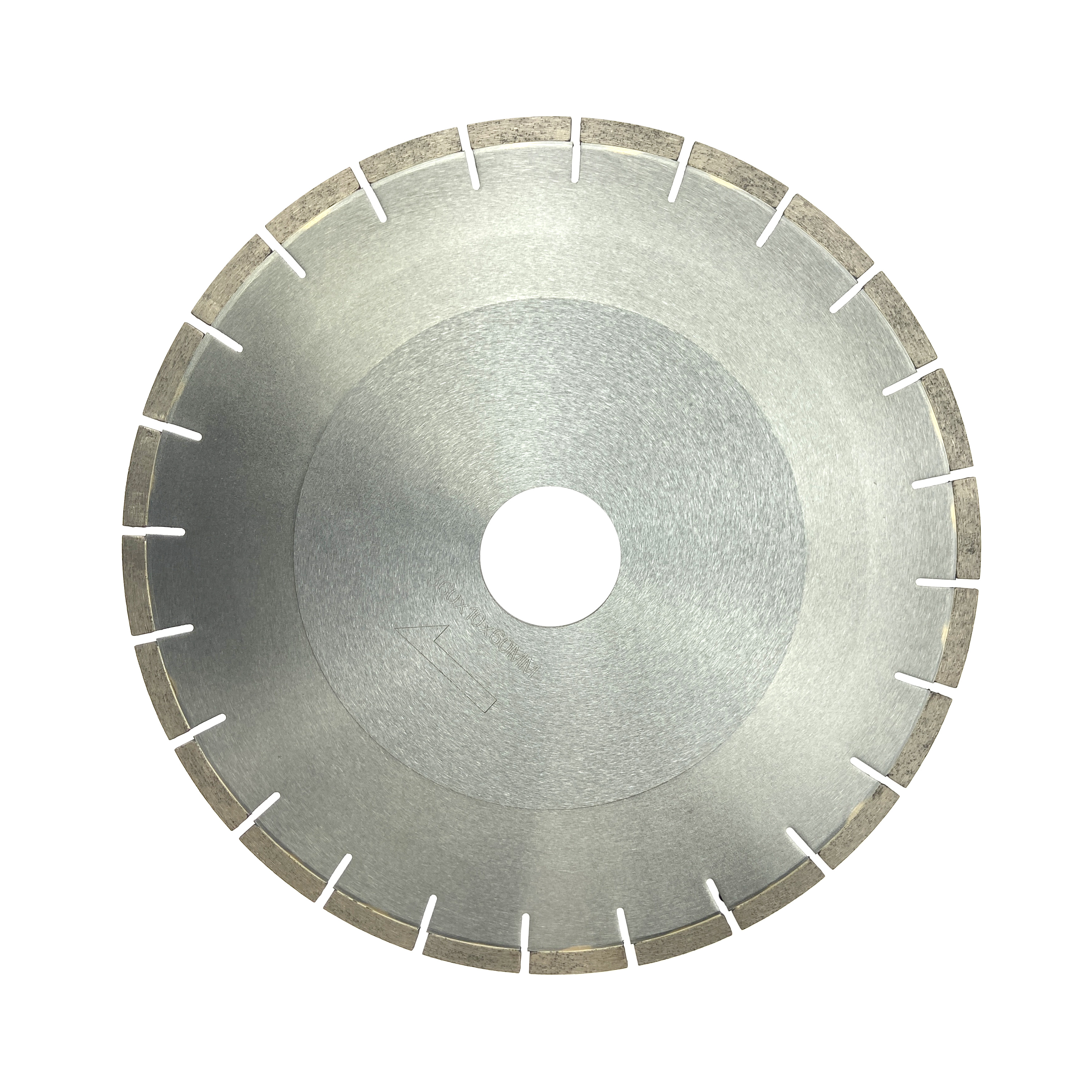 Премиум Серебряный паяный 12-дюймовый 456 * 10 * 60 мм сегментированный алмазный пильный диск с J-образным пазом для резки Турция Seramic Dekton