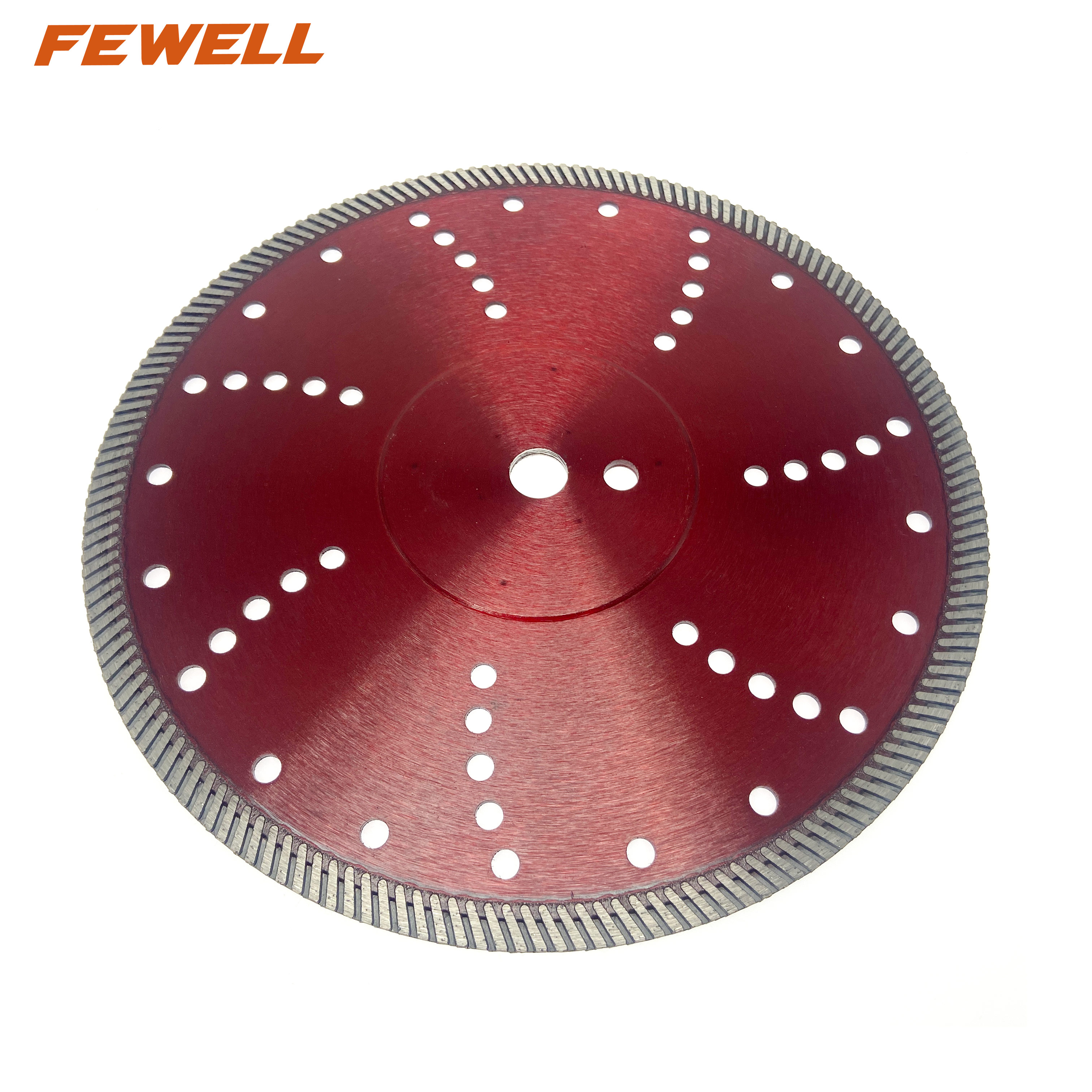 Высококачественный горячий пресс 12 дюймов 300*3,0*12*20 мм алмазный пильный диск турбо диск с усиленным центром для сухой резки гранита