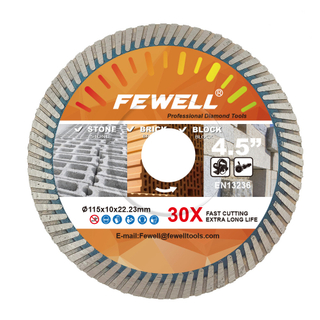 115*2,2*10*22,23 мм 4,5-дюймовый горячий пресс Diamond Turbo пильный диск для сухой резки бетона, гранита