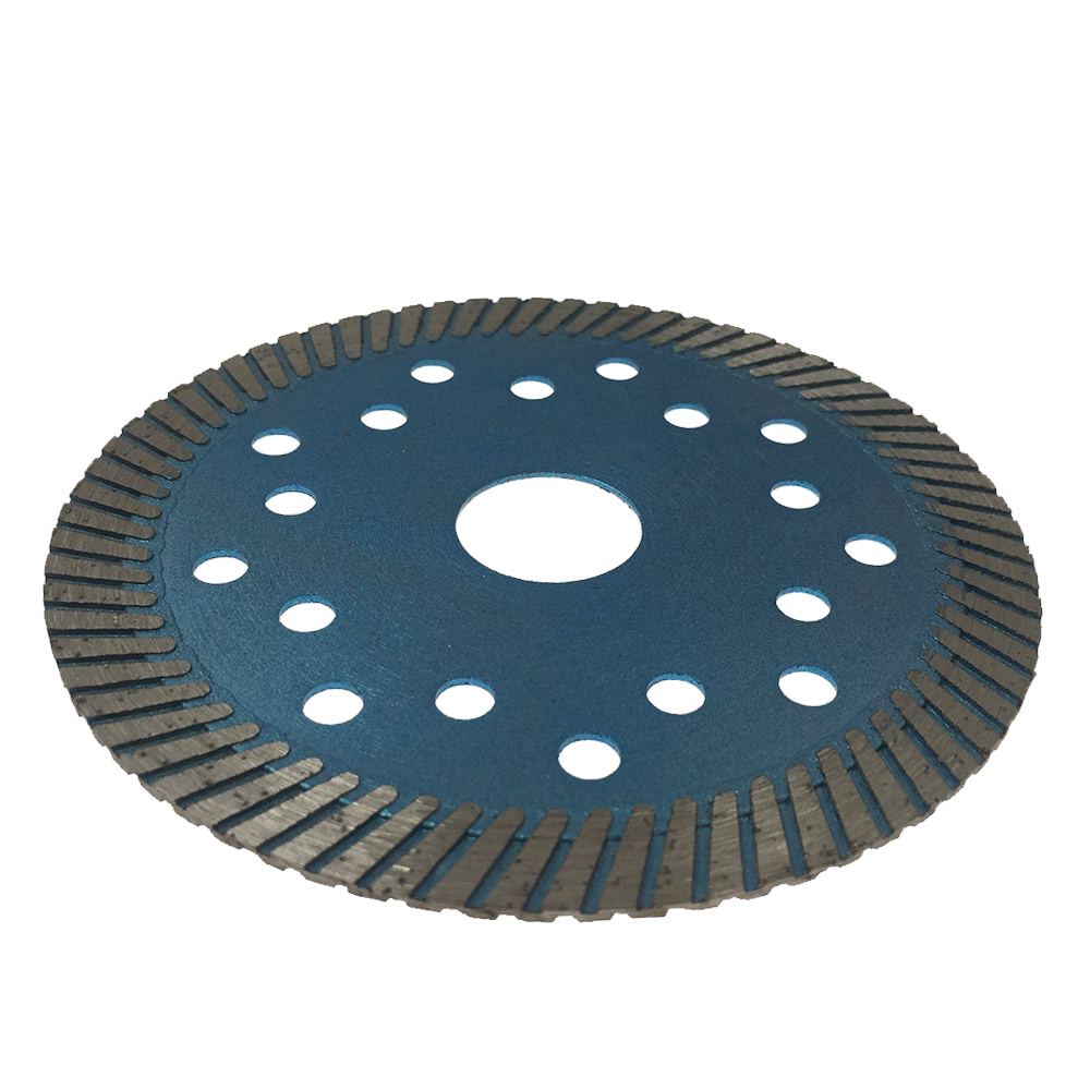 115 * 12 * 22,23 мм горячий пресс алмазный тонкий турбо пильный диск с охлаждающими отверстиями для сухой резки бетона гранита