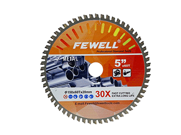 6inch 150 * 1.9 * 60т * 20 мм Экспорт циркулярного пилы TCT для резки металла