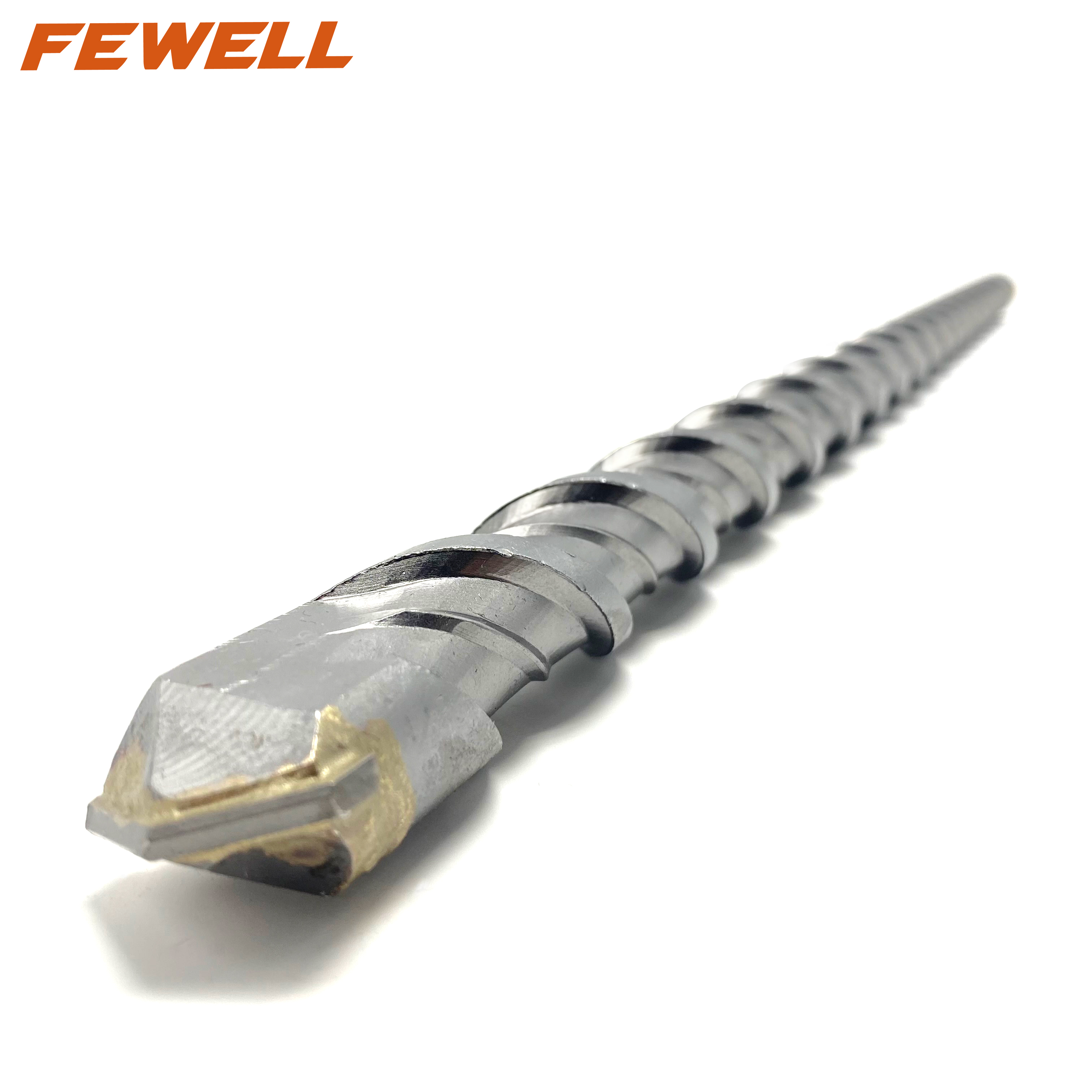 SDS Plus Carbide Single Flat Tip 30*600 Double Flute Electric Hammer Drill Bit для бетонной стены Кирпичная кладка Твердый камень Гранит