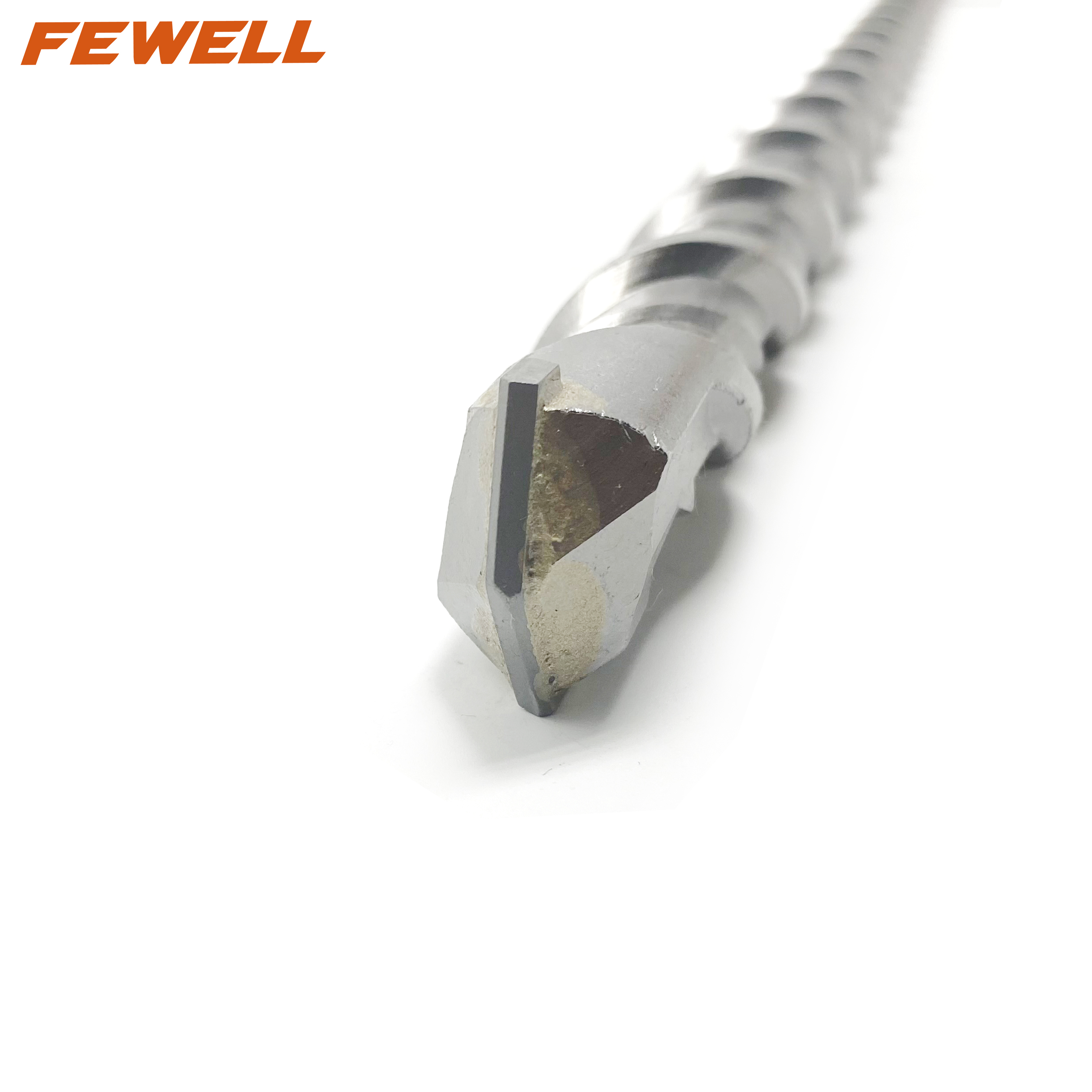 SDS Plus Carbide Single Flat Tip 25*600 Double Flute Electric Hammer Drill Bit для бетонной стены Кирпичная кладка Твердый камень Гранит